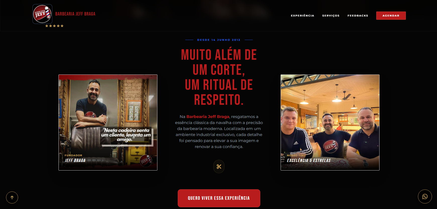 Site de Barbearia