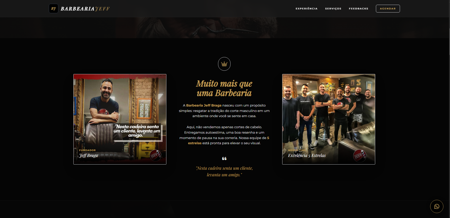 Site de Barbearia