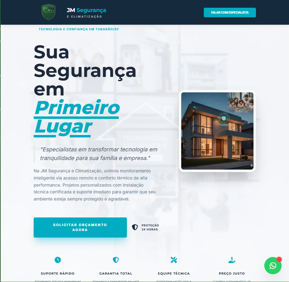 JM Segurança e Climatização